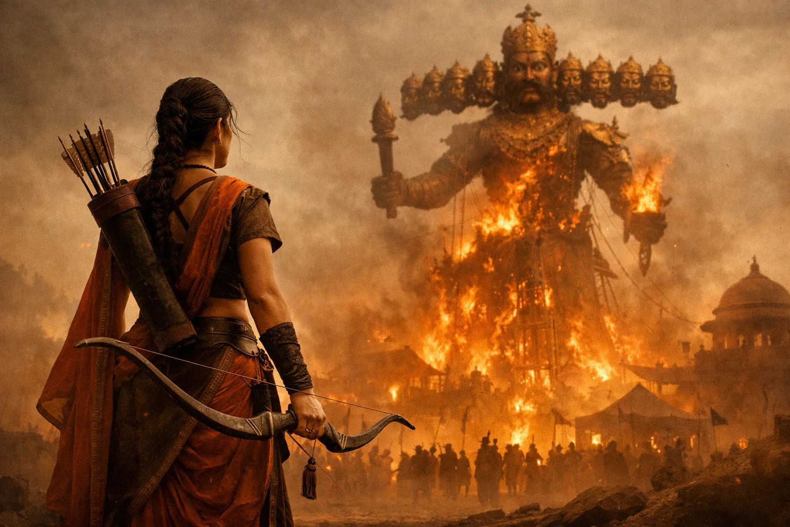 Promotional artwork or a still from the film Ranabaali.